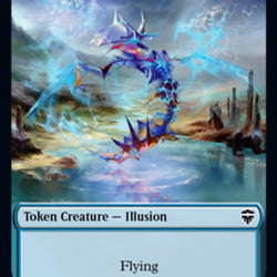 Illusion // Plant Double-Sided Token [Commander Legends Tokens]