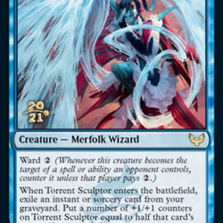 Torrent Sculptor // Flamethrower Sonata [Strixhaven: School of Mages Prerelease Promos]