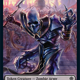 Zombie // Zombie Army Double-Sided Token [Starter Commander Decks]