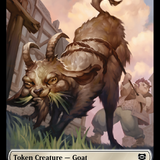 Bird // Goat Token [The Lord of the Rings: Tales of Middle-Earth Commander Tokens]