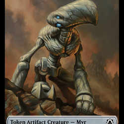 Phyrexian Germ // Myr Double-Sided Token [March of the Machine Commander Tokens]