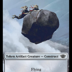 Ballistic Boulder // Food (0024) Double-Sided Token (Surge Foil) [The Lord of the Rings: Tales of Middle-Earth Tokens]