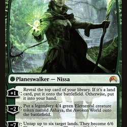 Nissa, Vastwood Seer // Nissa, Sage Animist [Magic Origins Prerelease Promos]