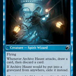 Overwhelmed Archivist // Archive Haunt [Innistrad: Midnight Hunt]