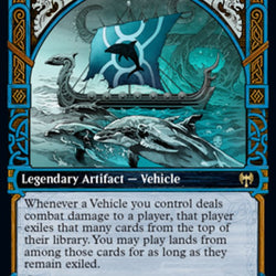 Cosima, God of the Voyage // The Omenkeel (Showcase) [Kaldheim]
