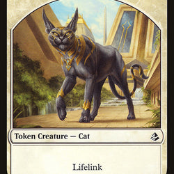 Sunscourge Champion // Cat Double-Sided Token [Hour of Devastation Tokens]