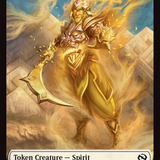 Spirit (0006) // Spirit (0007) Double-Sided Token [Tarkir: Dragonstorm Tokens]