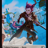 Hero (0003) // Treasure Double-Sided Token [FINAL FANTASY Tokens]