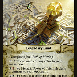 Path of Mettle // Metzali, Tower of Triumph [Rivals of Ixalan Prerelease Promos]