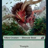 Dinosaur Beast // Human Soldier (005) Double-Sided Token [Ikoria: Lair of Behemoths Tokens]