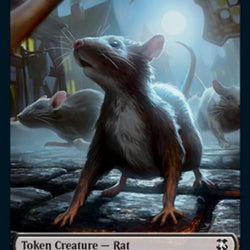 Rat // Zombie Double-Sided Token [Dungeons & Dragons: Adventures in the Forgotten Realms Commander Tokens]