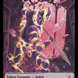 Warrior // Spirit (13) Double-Sided Token [March of the Machine Tokens]