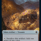 Zombie // Treasure Double-Sided Token [Game Night: Free-for-All Tokens]