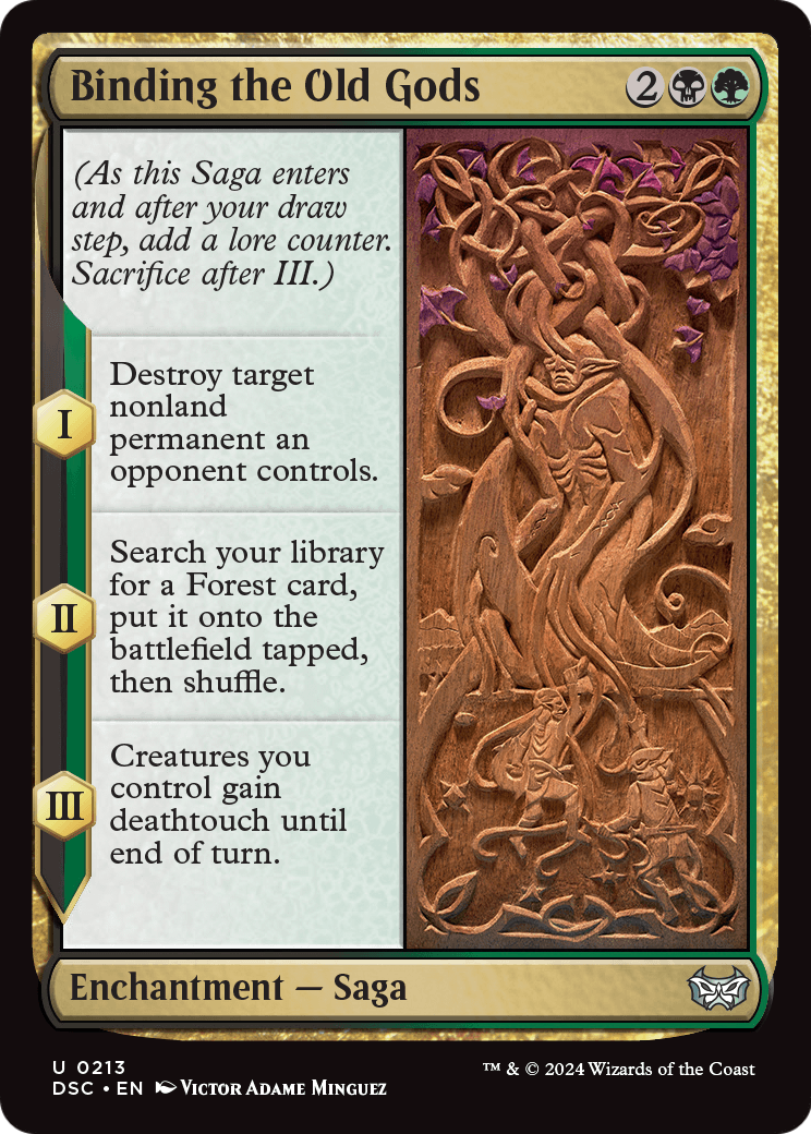 Binding the Old Gods [Duskmourn: House of Horror Commander]