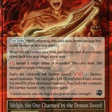 Melgis, the Flame King // Melgis, the One Charmed by the Demon Sword (SKL-027) [The Seven Kings of the Lands]
