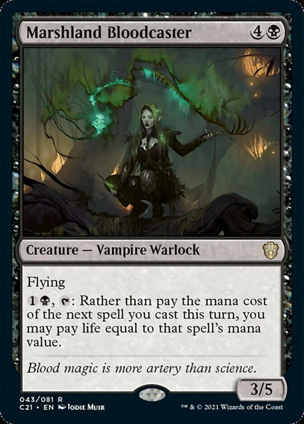 Marshland Bloodcaster [Commander 2021]