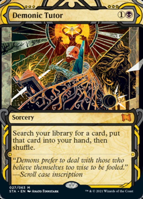 Demonic Tutor (Foil Etched) [Strixhaven: Mystical Archive]