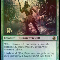 Tovolar's Huntmaster // Tovolar's Packleader [Innistrad: Midnight Hunt Prerelease Promos]
