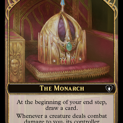 The Monarch // Dwarf Berserker Double-Sided Token [Commander Masters Tokens]