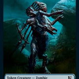 Zombie (005) // Zombie (004) Double-Sided Token [Innistrad: Midnight Hunt Commander Tokens]