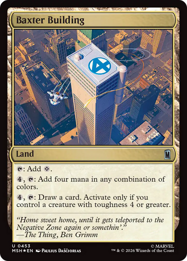 Baxter Building (Surge Foil) [Marvel Super Heroes]