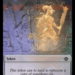 Copy // Dinosaur (0009) Double-Sided Token [The Lost Caverns of Ixalan Tokens]