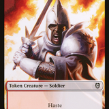 Soldier (017) // Eldrazi Double-Sided Token [Phyrexia: All Will Be One Commander Tokens]