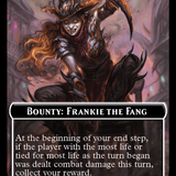 Bounty: Frankie the Fang // Bounty Rules Double-Sided Token [Outlaws of Thunder Junction Commander Tokens]