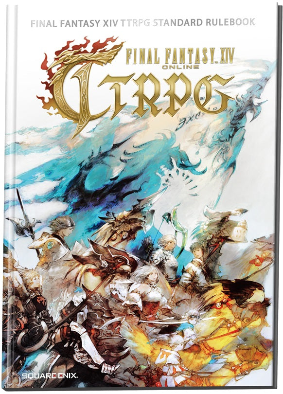 Final Fantasy XIV TTRPG Standard Rulebook cover with artwork and branding