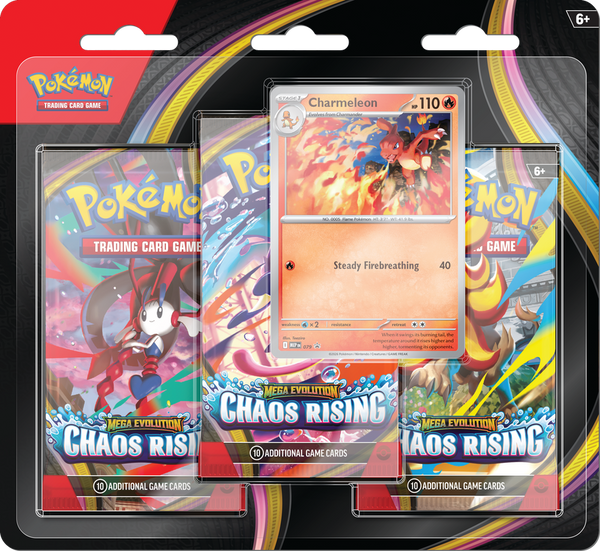 POKEMON ME04 CHAOS RISING 3PK BLISTER [2026-05-22]