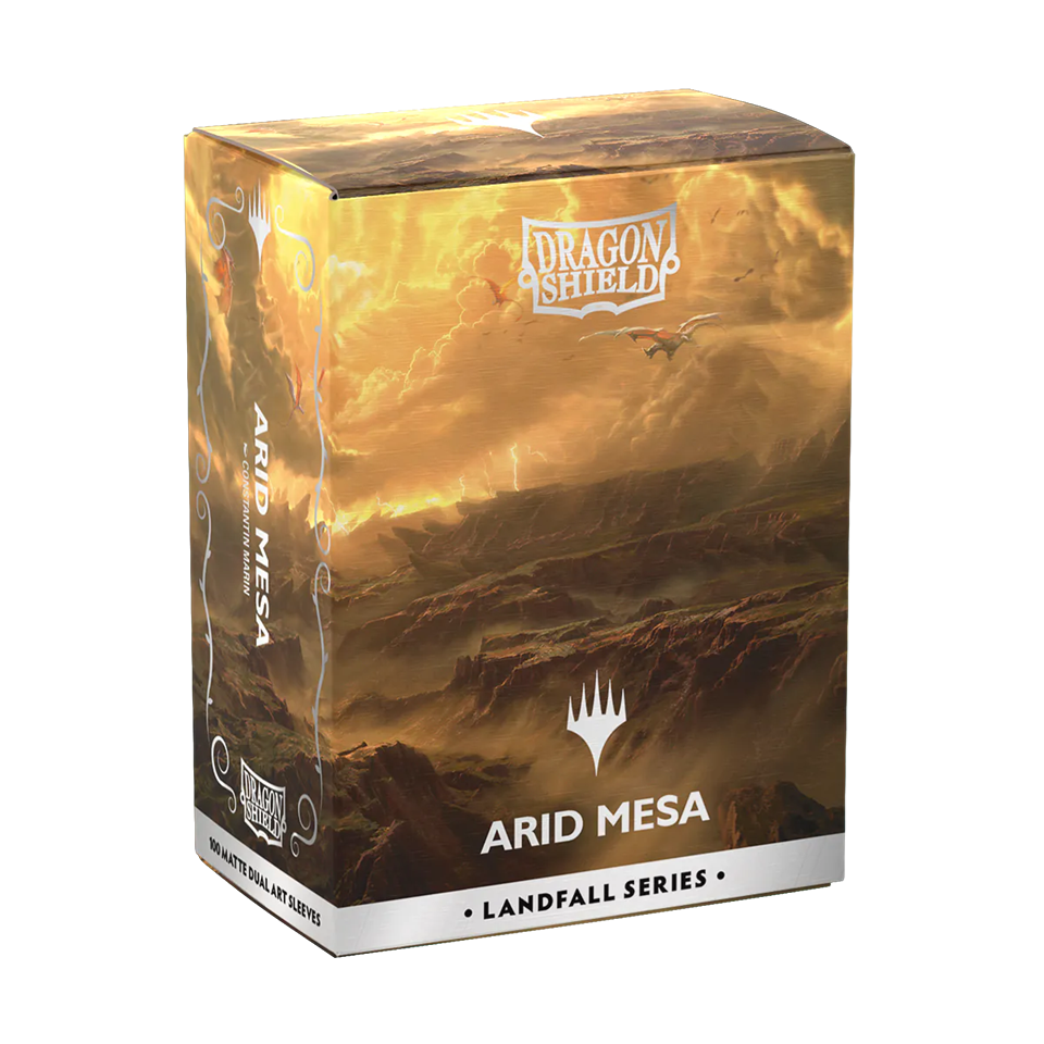 DRAGON SHIELD MAGIC THE GATHERING LANDFALL SERIES ARID MESA