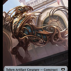 Elemental (0026) // Construct (0042) Double-Sided Token [Commander Masters Tokens]