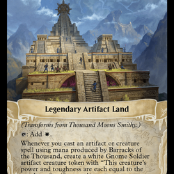 Thousand Moons Smithy // Barracks of the Thousand [The Lost Caverns of Ixalan]