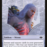 Elemental (008) // Wrenn and Six Emblem (021) Double-Sided Token [Modern Horizons Tokens]