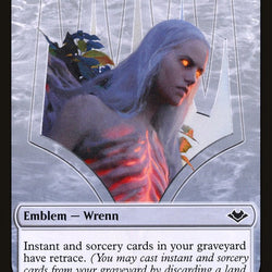 Shapeshifter (001) // Wrenn and Six Emblem (021) Double-Sided Token [Modern Horizons Tokens]