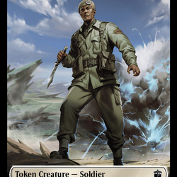 Copy // Soldier Double-Sided Token [Doctor Who Tokens]