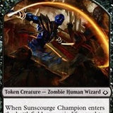 Sunscourge Champion // Zombie Double-Sided Token [Hour of Devastation Tokens]