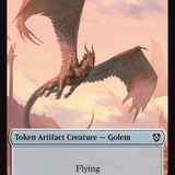 Golem (0013) // Nalaar Aetherjet Double-Sided Token [Aetherdrift Tokens]
