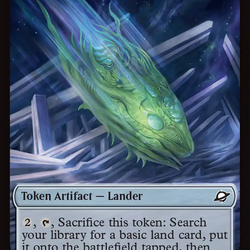 Beast (0006) // Lander Double-Sided Token [Edge of Eternities Tokens]