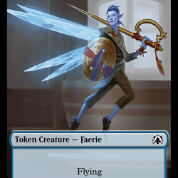 Elemental (22) // Faerie Double-Sided Token [March of the Machine Commander Tokens]