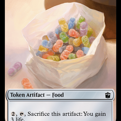 Alien Angel // Food (0025) Double-Sided Token [Doctor Who Tokens]