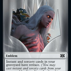 Wrenn and Six Emblem // Monk Double-Sided Token [Double Masters 2022 Tokens]