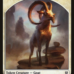 Goat // Thopter Double-Sided Token [Commander 2016 Tokens]