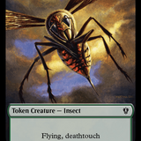 Clue // Insect (0017) Double-Sided Token [Murders at Karlov Manor Commander Tokens]