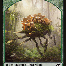Spider // Saproling Double-Sided Token [Planechase Anthology Tokens]