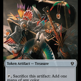 Thopter // Treasure Double-Sided Token [Murders at Karlov Manor Commander Tokens]