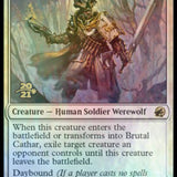 Brutal Cathar // Moonrage Brute [Innistrad: Midnight Hunt Prerelease Promos]