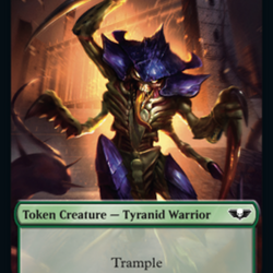 Tyranid (17) // Tyranid Warrior Double-Sided Token [Warhammer 40,000 Tokens]