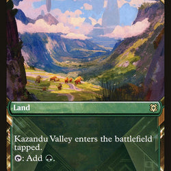 Kazandu Mammoth // Kazandu Valley (Showcase) [Zendikar Rising]