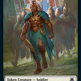 Soldier // Drake Double-Sided Token [Game Night: Free-for-All Tokens]